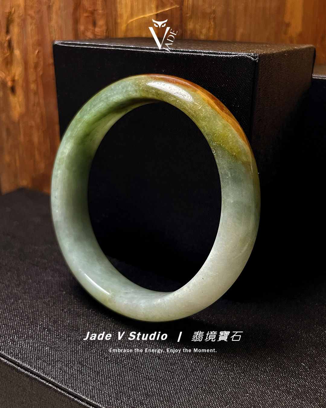 【JadeV｜翡境寶石】雙彩平安鐲 紅翡翡翠 手鐲