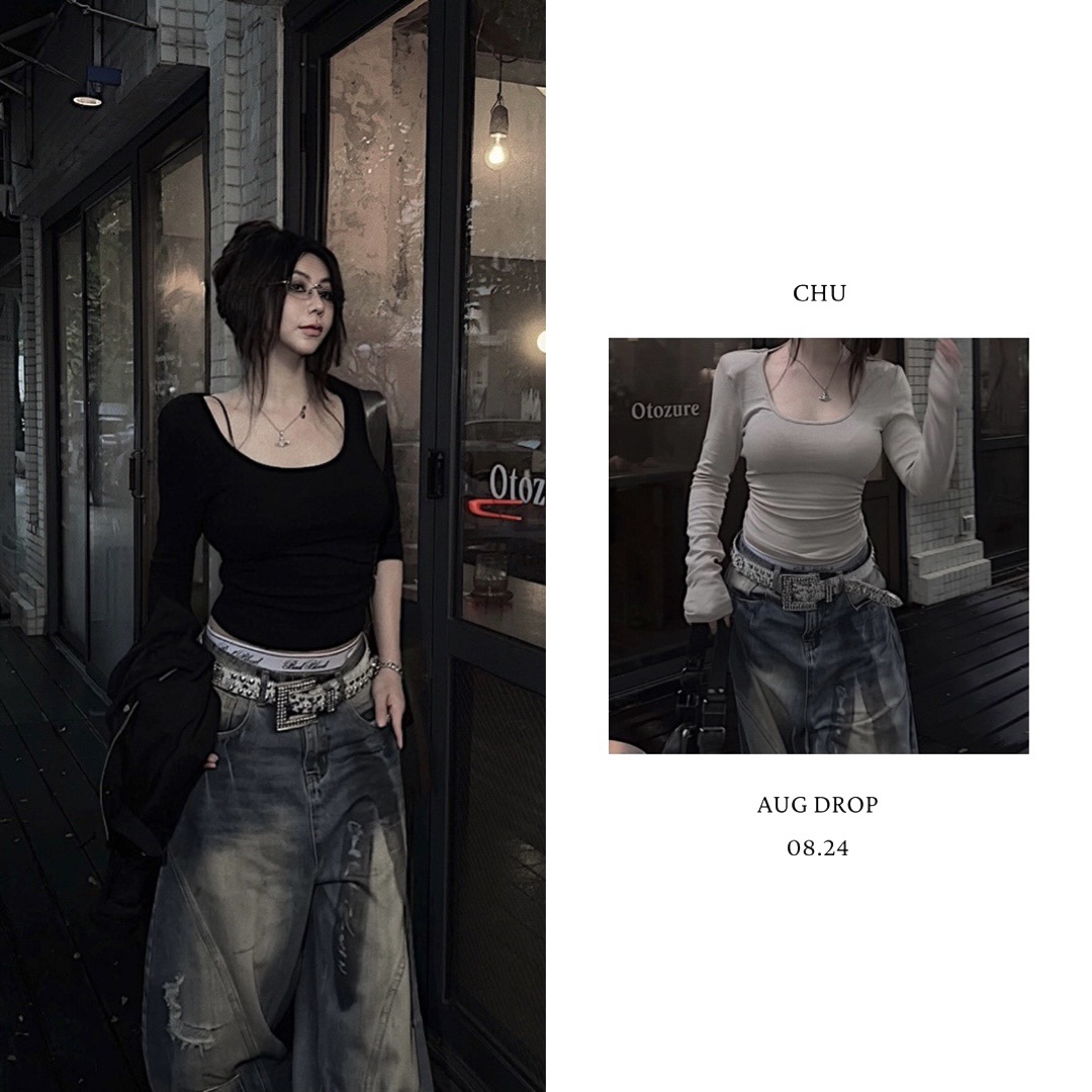 [包色] SELECT｜後美背蕾絲打底上衣 (08.24 Drop)