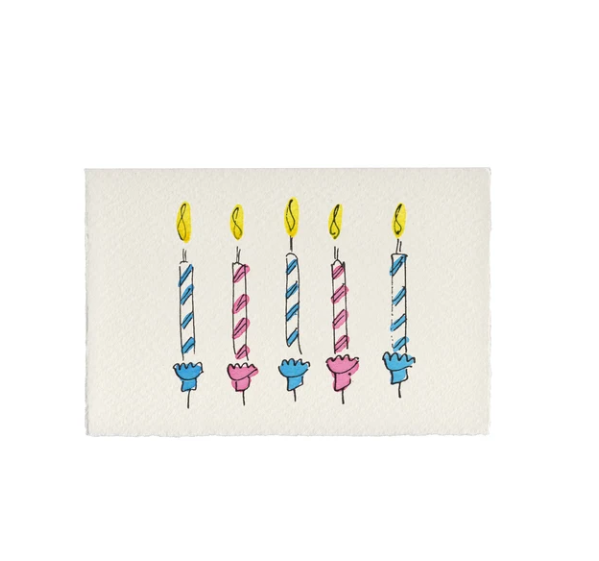 Scribble & Daub  Birthday Candles (5)  生日蠟燭（5支）