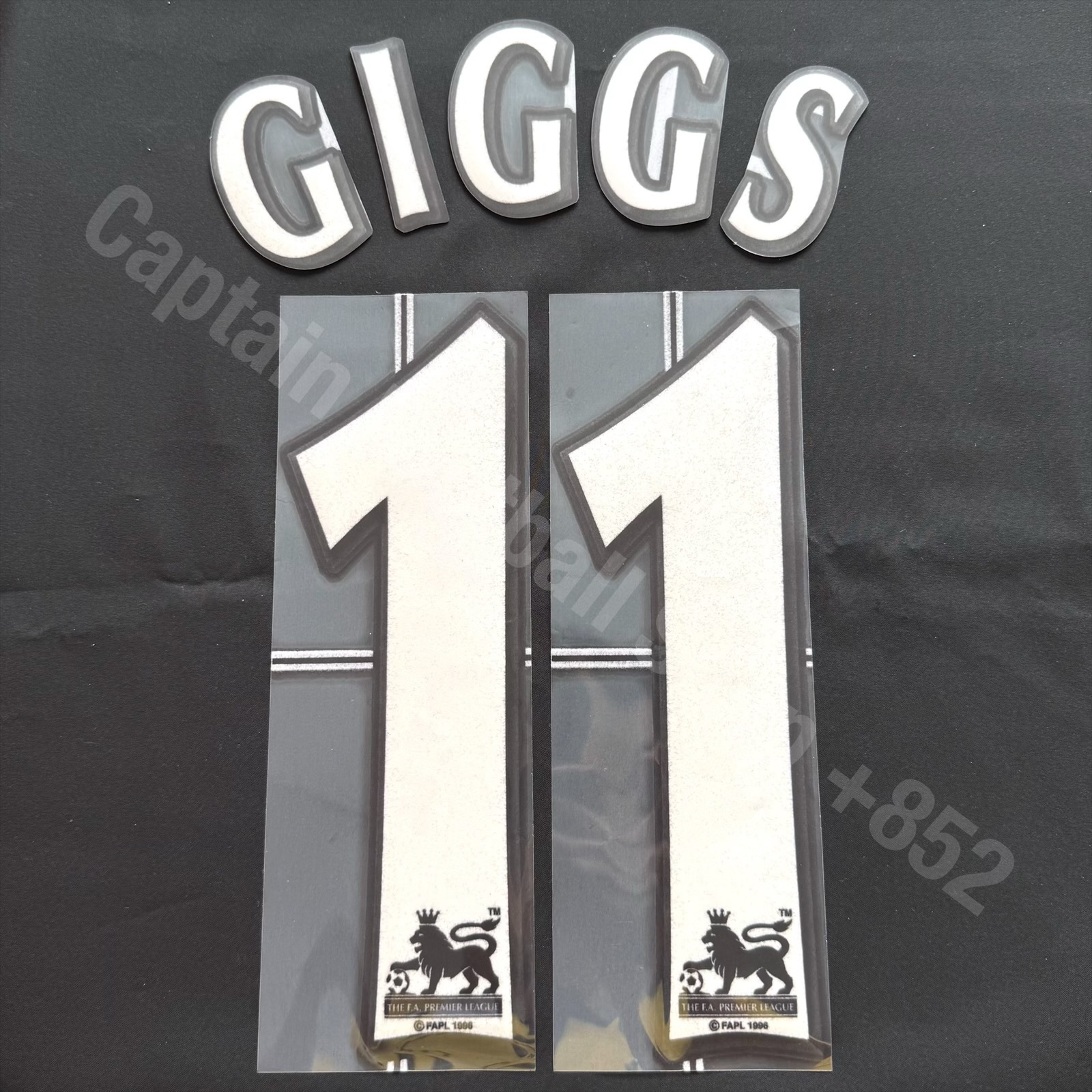 Official 1997-2007 Premier League Nameset #11 GIGGS