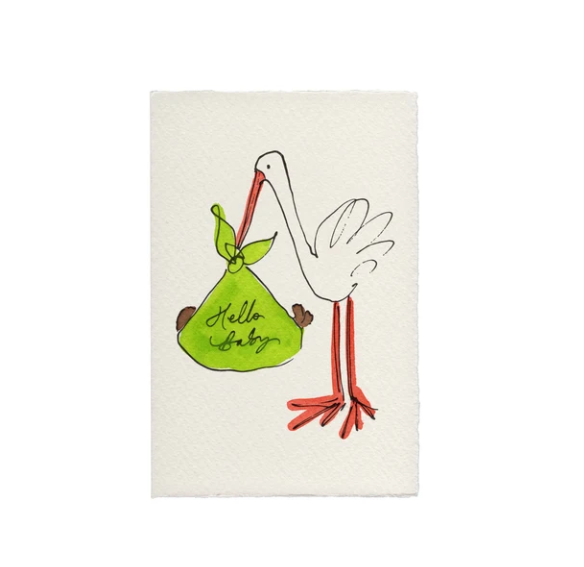 Scribble & Daub Stork  鸛