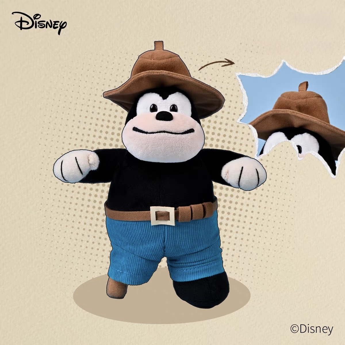 DISNEY 迪士尼 皮特 牛仔 吊飾 鑰匙圈 官方正版授權 / 預購