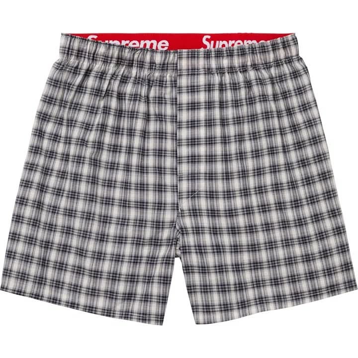 Supreme Hanes Plaid Boxers (4 Pack)