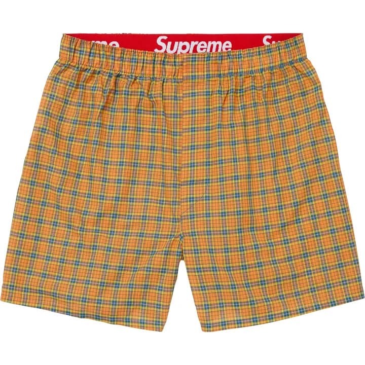 Supreme Hanes Plaid Boxers (4 Pack)