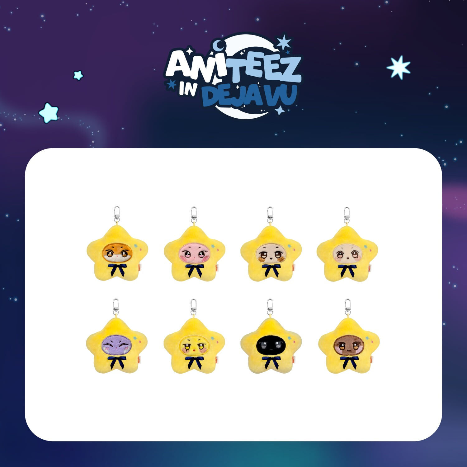 預購｜ATEEZ [ANITEEZ IN Deja Vu]周邊 星星鑰匙圈 STAR ANITEEZ KEYRING