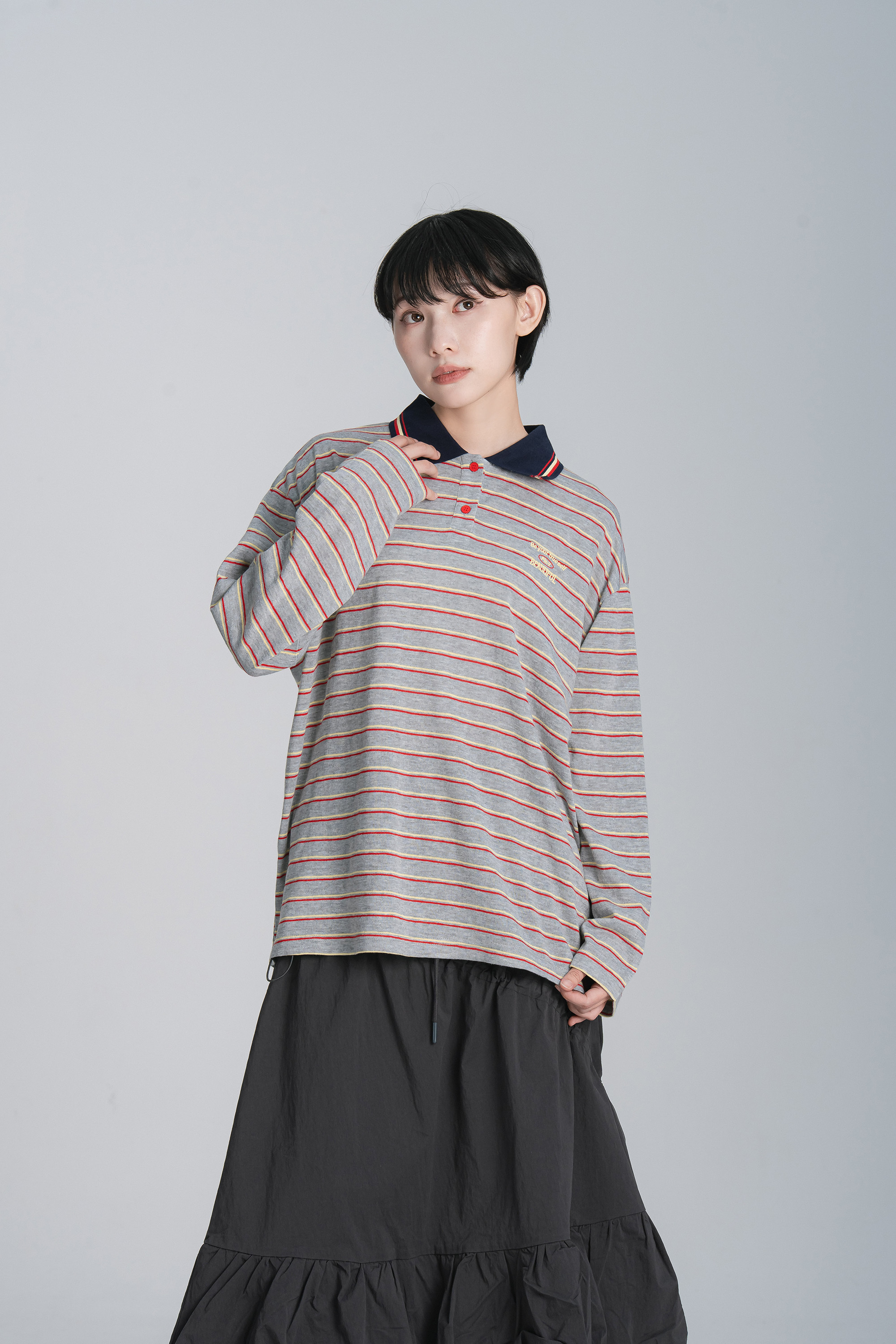 Aug｜爸爸衣櫃的長條POLO