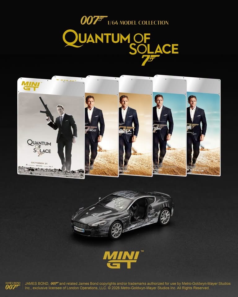 預訂 Pre Order - MiniGT 924 Aston Martin DBS  "Quantum of Solace"