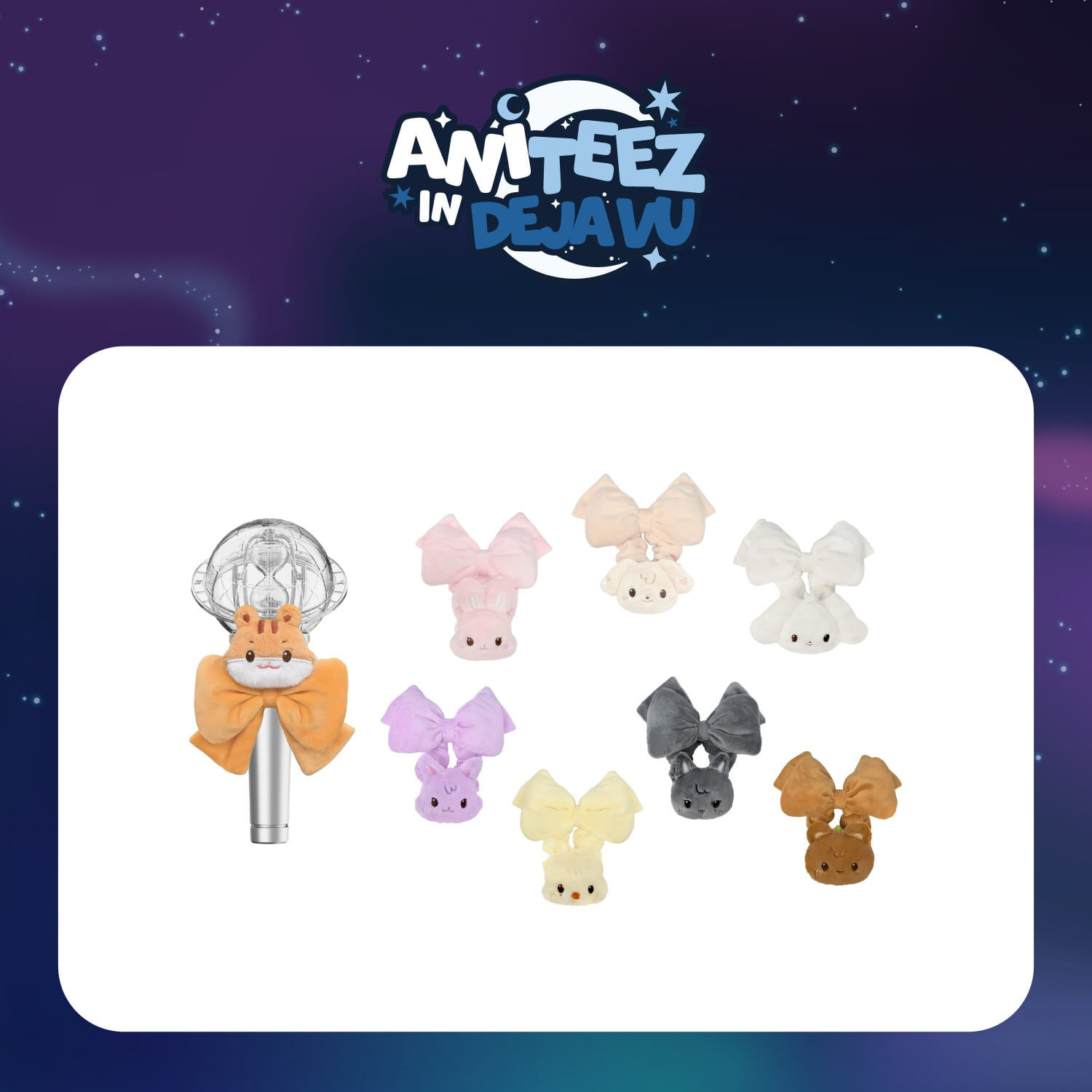 預購｜ATEEZ [ANITEEZ IN Deja Vu]周邊 手燈髮圈 TINY LIGHT STICK SCRUNCHIE