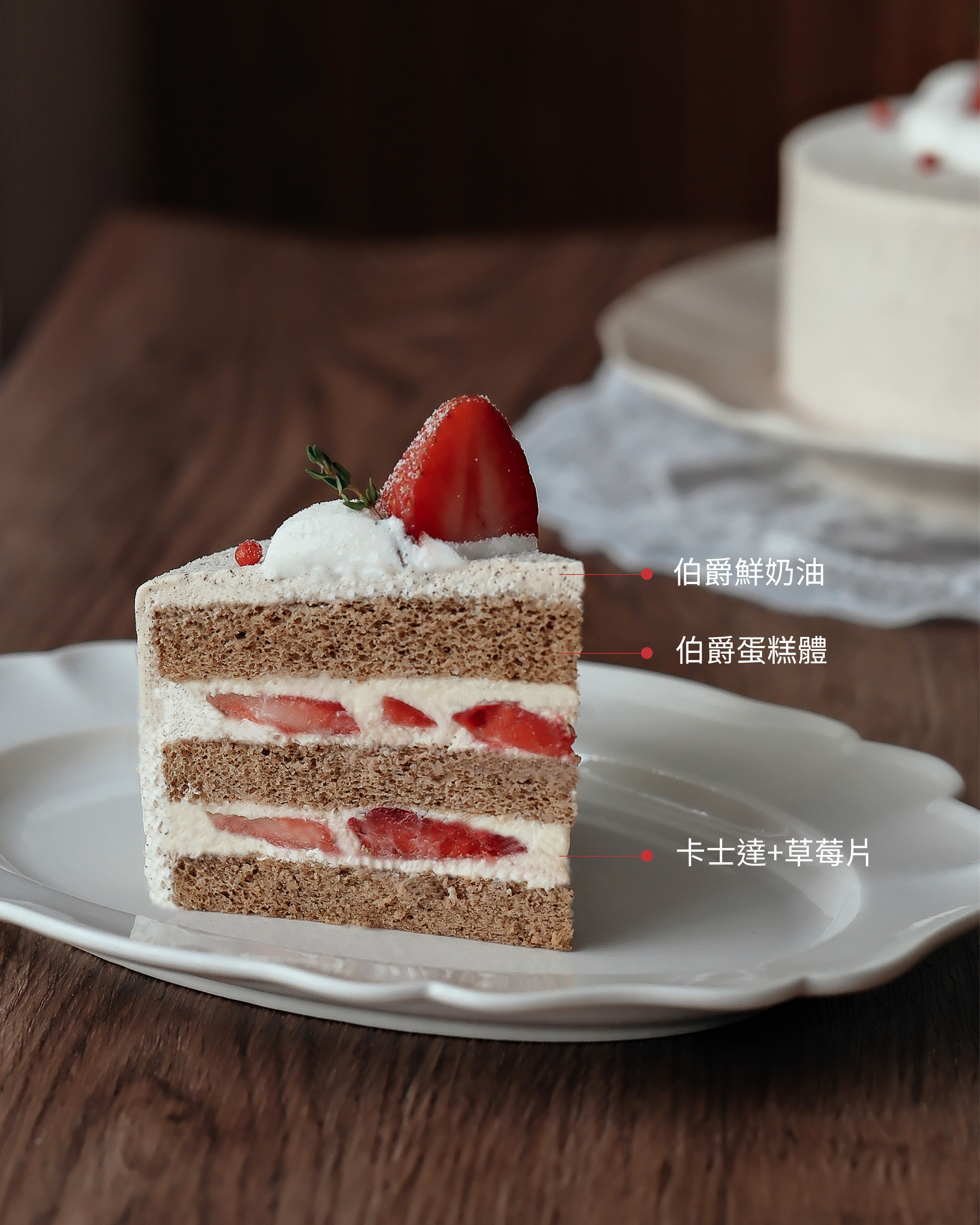 Strawberry Earl Grey Milk Tea Chiffon