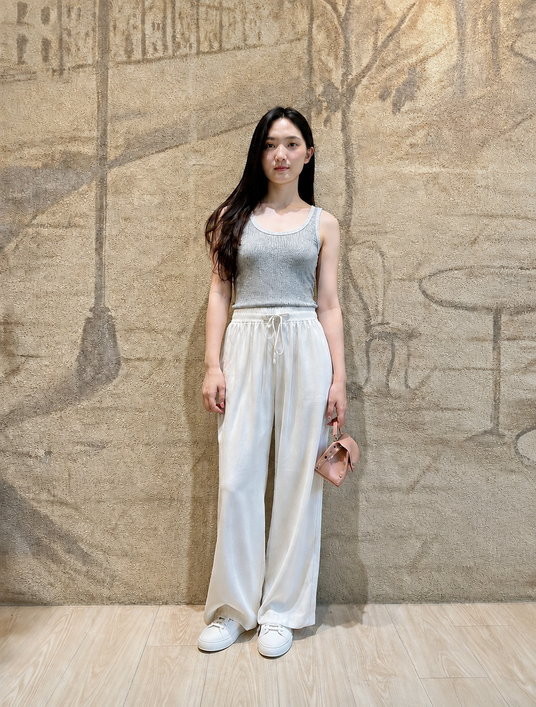 Yolanda 圓領背心(淺灰)