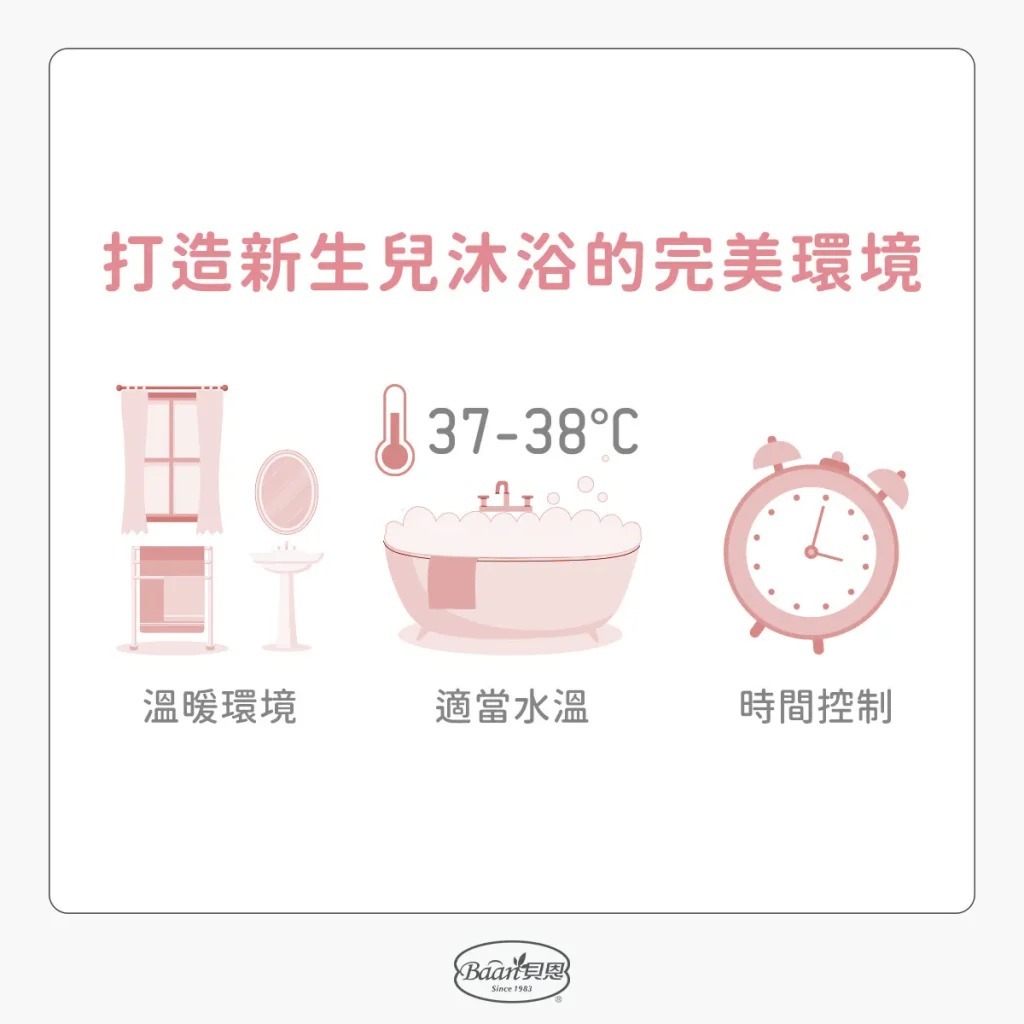 嬰兒洗澡3大注意事項