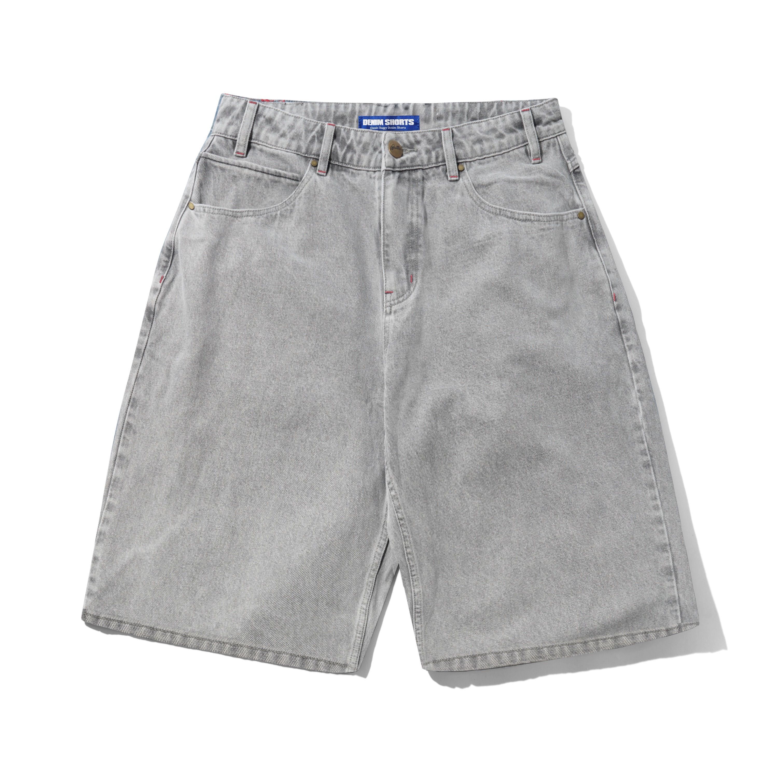 Butter goods - Solar Fade Denim Shorts / Grey Wash