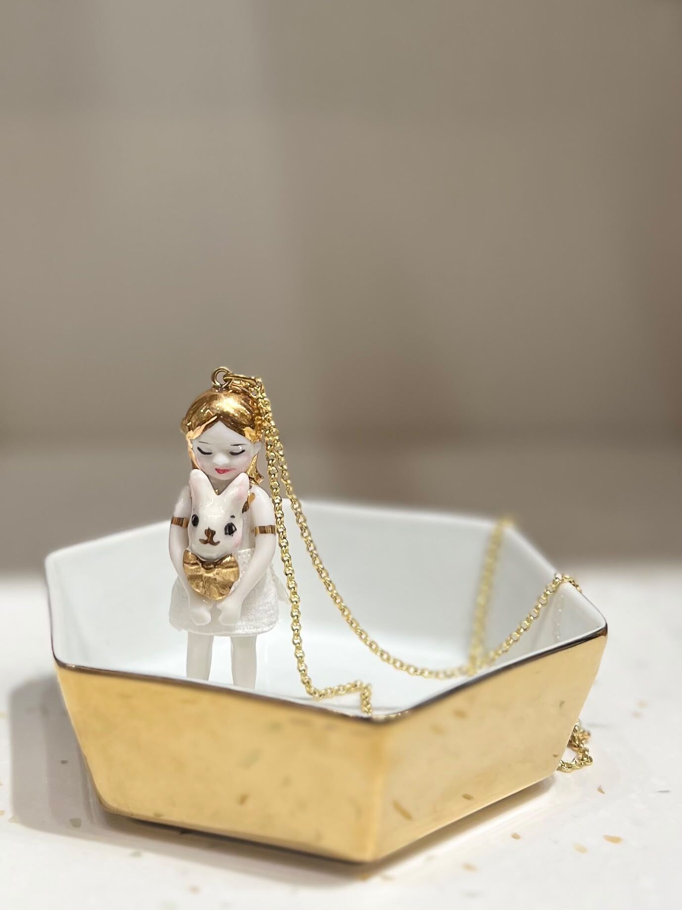 Natacha Plano Gold Alice Necklace (NP-4)