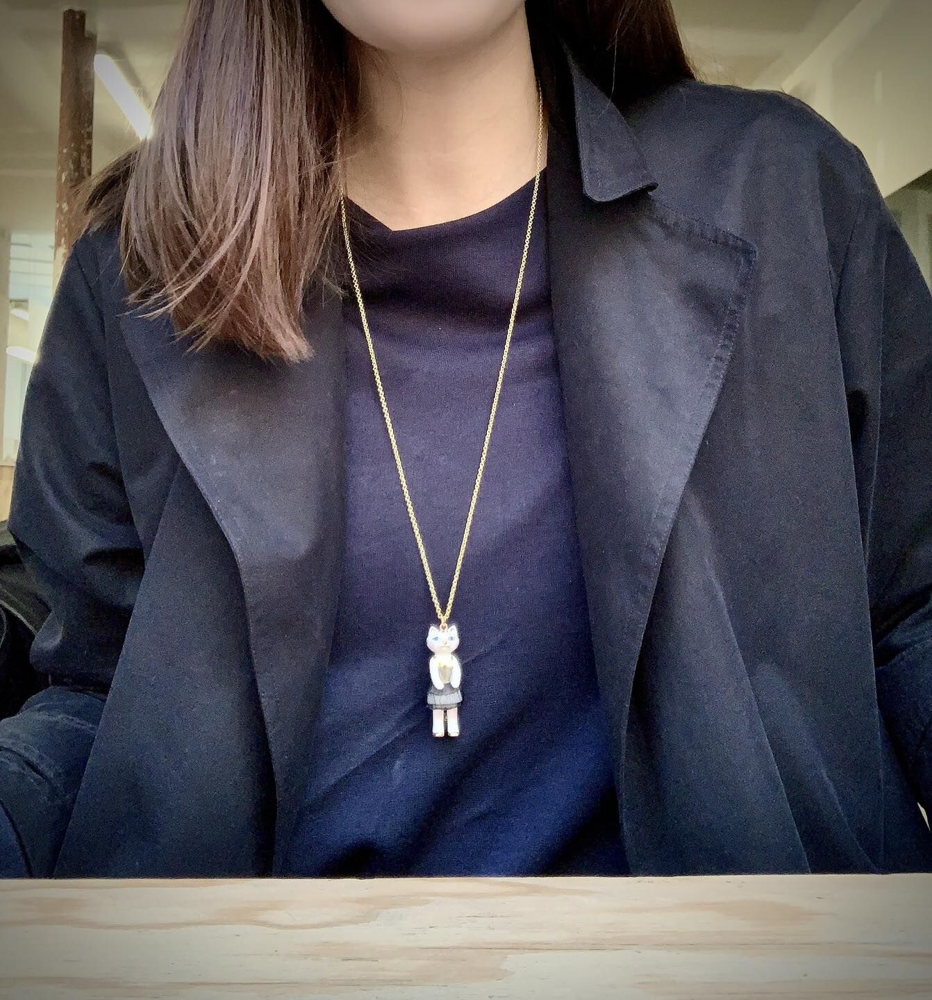 Natacha Plano Kate grey Necklace (NP-8)