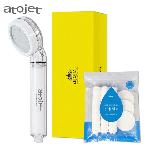 包郵優惠 ATOJET (黃盒) 蓮蓬頭+圓形濾水片+長形濾水條- 各3p * Jennie推薦款 #2608