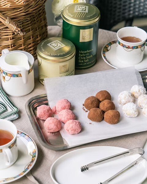 Thailand PS I Love You Macadamia Chia Seed Balls Handmade Cookies Gourmet Snack Box