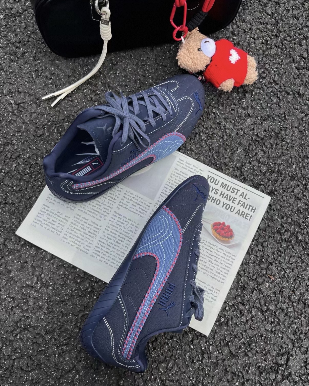 PUMA SPEEDCAT "Once A Year" 七夕限定 靛藍 撞色牛仔 丹寧拼接 外縫線 賽車鞋 復古 男女鞋 409610-01 / 預購