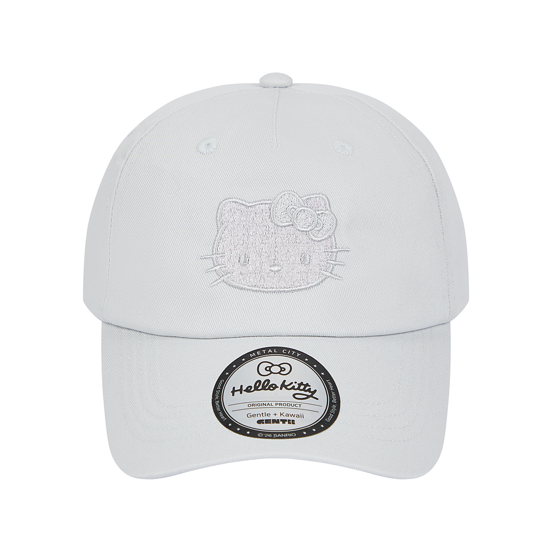 [Metal City] Hello Kitty帽_Chrome 01/ LightGrey