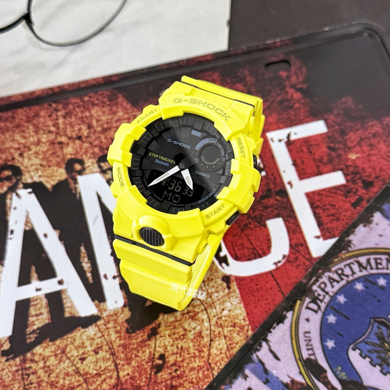 【G-SHOCK】完美城市運動休閒藍芽錶 GBA-800-9A 48.6mm 現代鐘錶