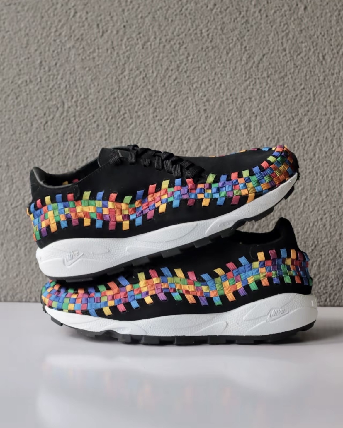 (預訂) Nike Air Footscape Woven PRM - Black Rainbow