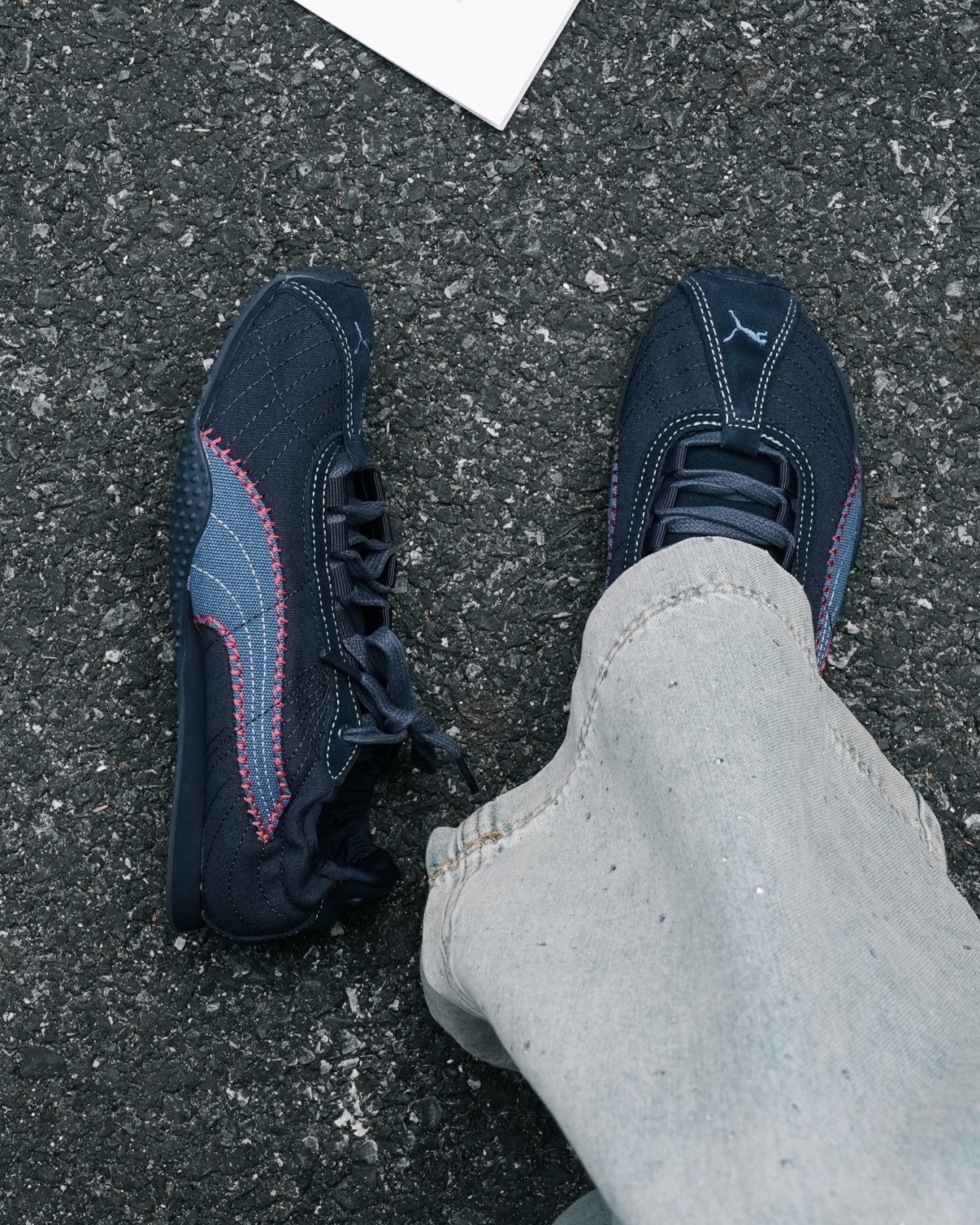 PUMA H-STREET  "Once A Year" 七夕限定 靛藍 撞色牛仔 丹寧拼接 外縫線 薄底鞋 男女鞋 409611-01 / 預購