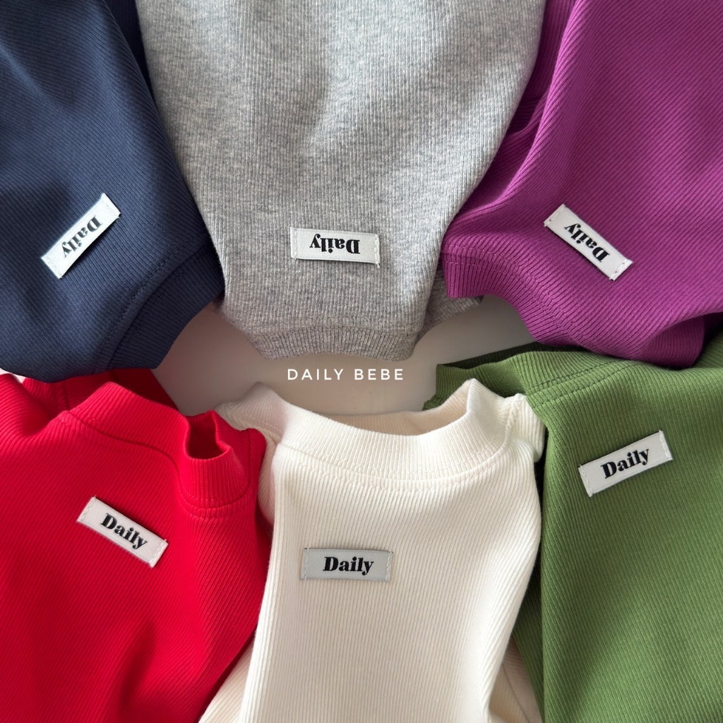 正韓秋Daily Bebe 六色經典羅紋上衣