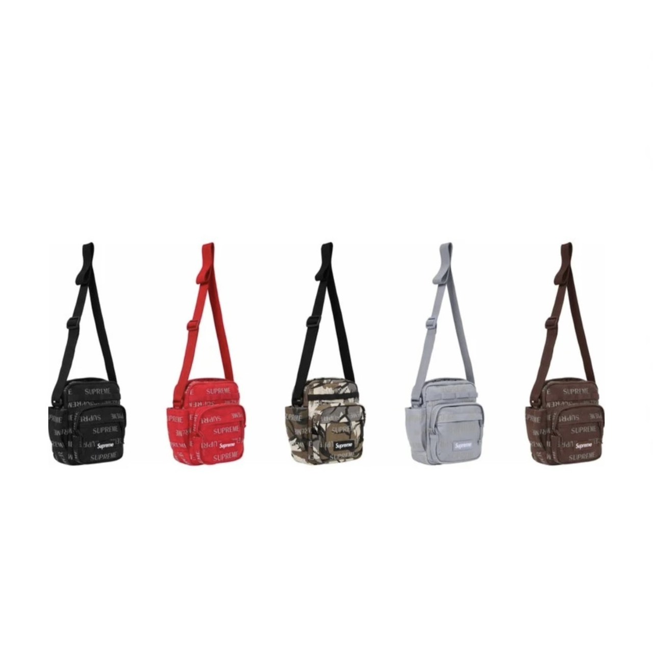 -(C06)-SURPEME  SHOULDER BAG FW26 WATER RESISTANT 3M REFLECTIVE 防水 反光 肩背包 側背包 黑色/紅色/灰色/咖啡色/迷彩-FW26B8