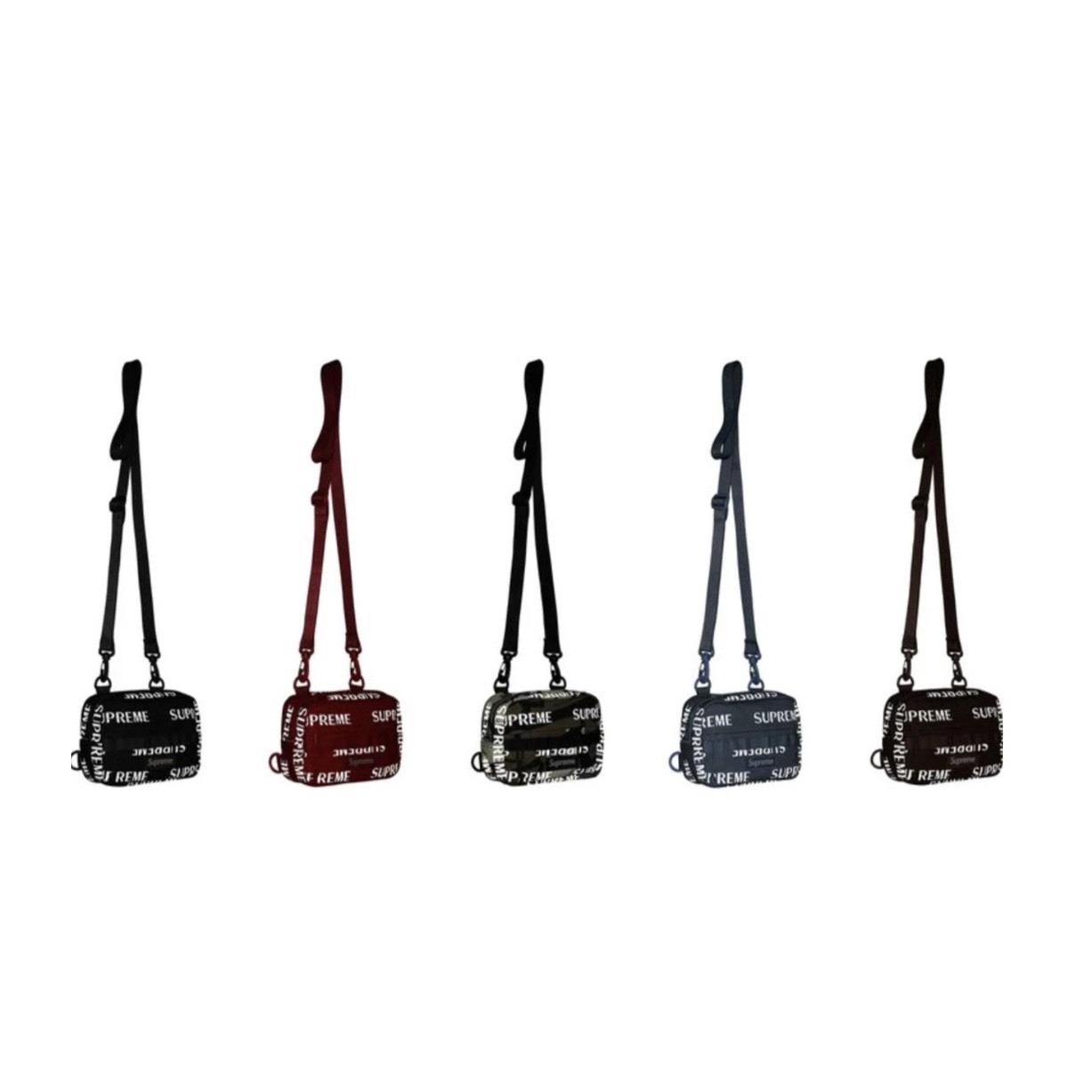 -(C010)-SURPEME MINI SHOULDER BAG FW26 WATER RESISTANT 3M REFLECTIVE 防水 反光 迷你肩背包 側背包 黑色/紅色/灰色/咖啡色/迷彩-FW26B9