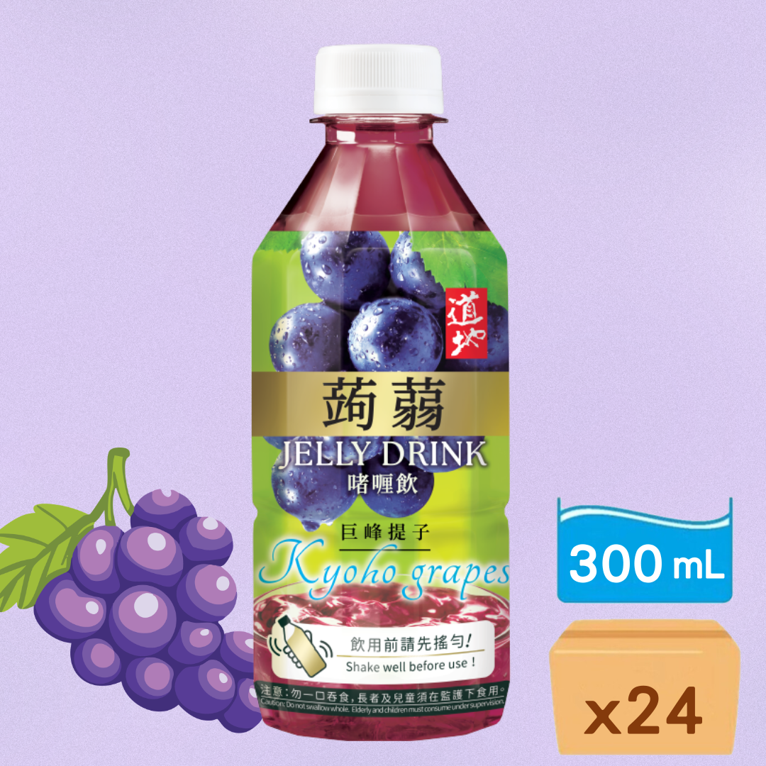 道地-巨峰提子蒟蒻啫喱飲品 300g x 24支