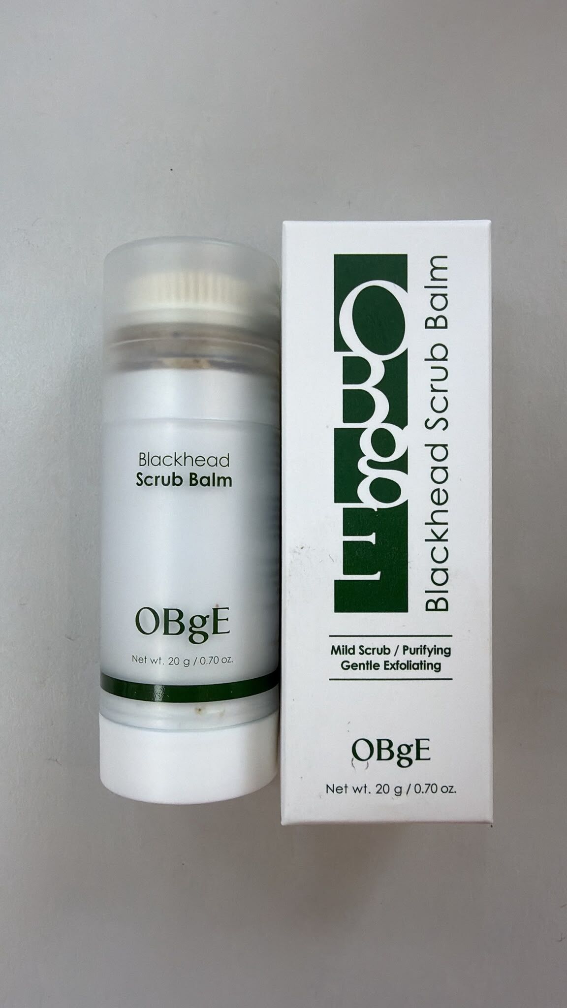 VJ89 OBGE Blackhead Scrub Balm 茶樹控油去黑頭清潔棒 20g