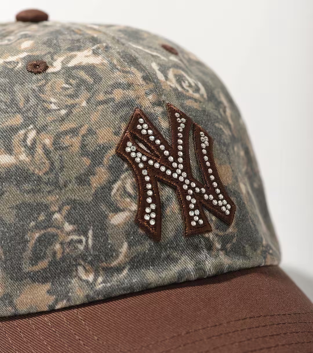 🇯🇵 '47 x ATMOS PINK CLEAN UP YANKEES RHINESTONE ROSE CAMO MULTI 洋基 水鑽 迷彩玫瑰 棒球帽 / 預購