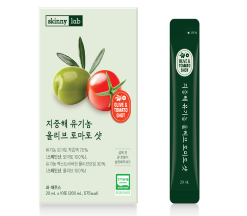 DU069 SkinnyLab – 地中海橄欖油 x 有機番茄shot (10條裝) (買1送1套裝, 共2盒) EXP:28.01.07