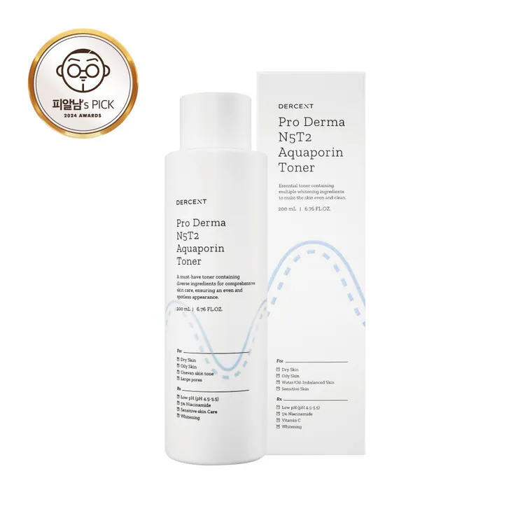 DU114 DERCENT Niacinamide 5% Tranexamic Acid 2% Toner 高滲透美白全能水 200ml*3 (買2送1套裝共3支) EXP:2029-03-08