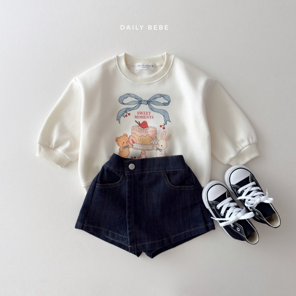 正韓秋Daily Bebe 兩色熊兔蛋糕上衣