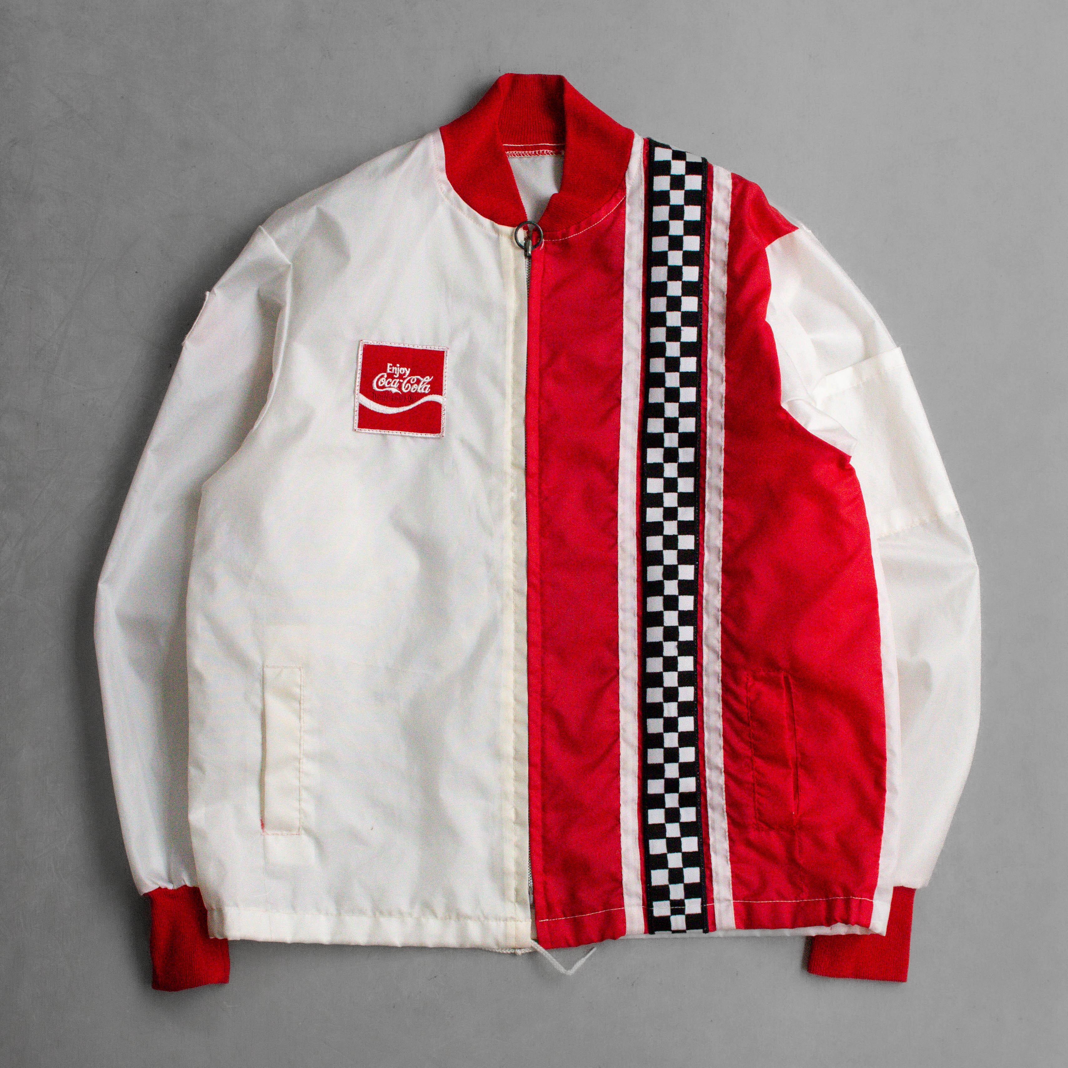 70S COCA COLA RACING JACKET 美國 可口可樂 紅白 防風 賽車 外套