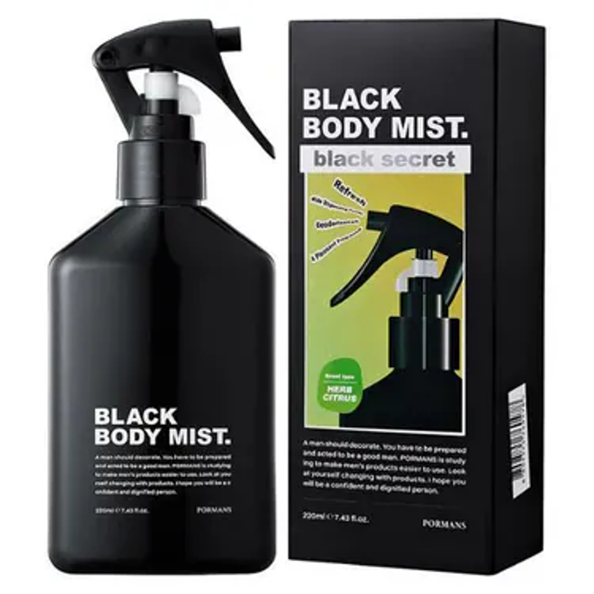 DU205 Pormans - 男士專用香水身體噴霧 220ml (買一送一) EXP:20300427