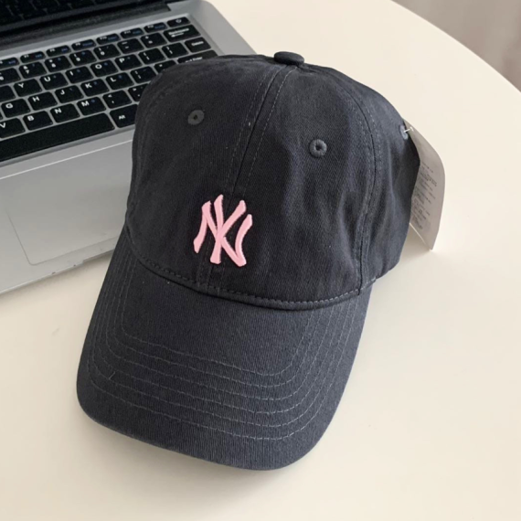 包郵優惠 MLB 灰粉撞色棒球帽 @2608
