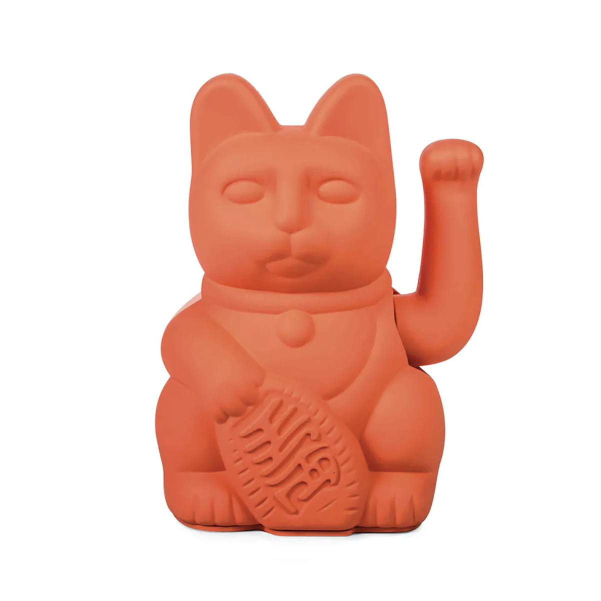 LUCKY CAT 招財貓 螢光橘
