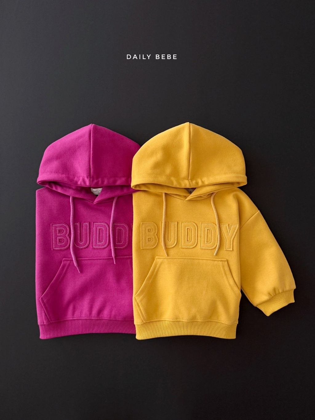 正韓秋Daily Bebe 兩色buddy連帽上衣
