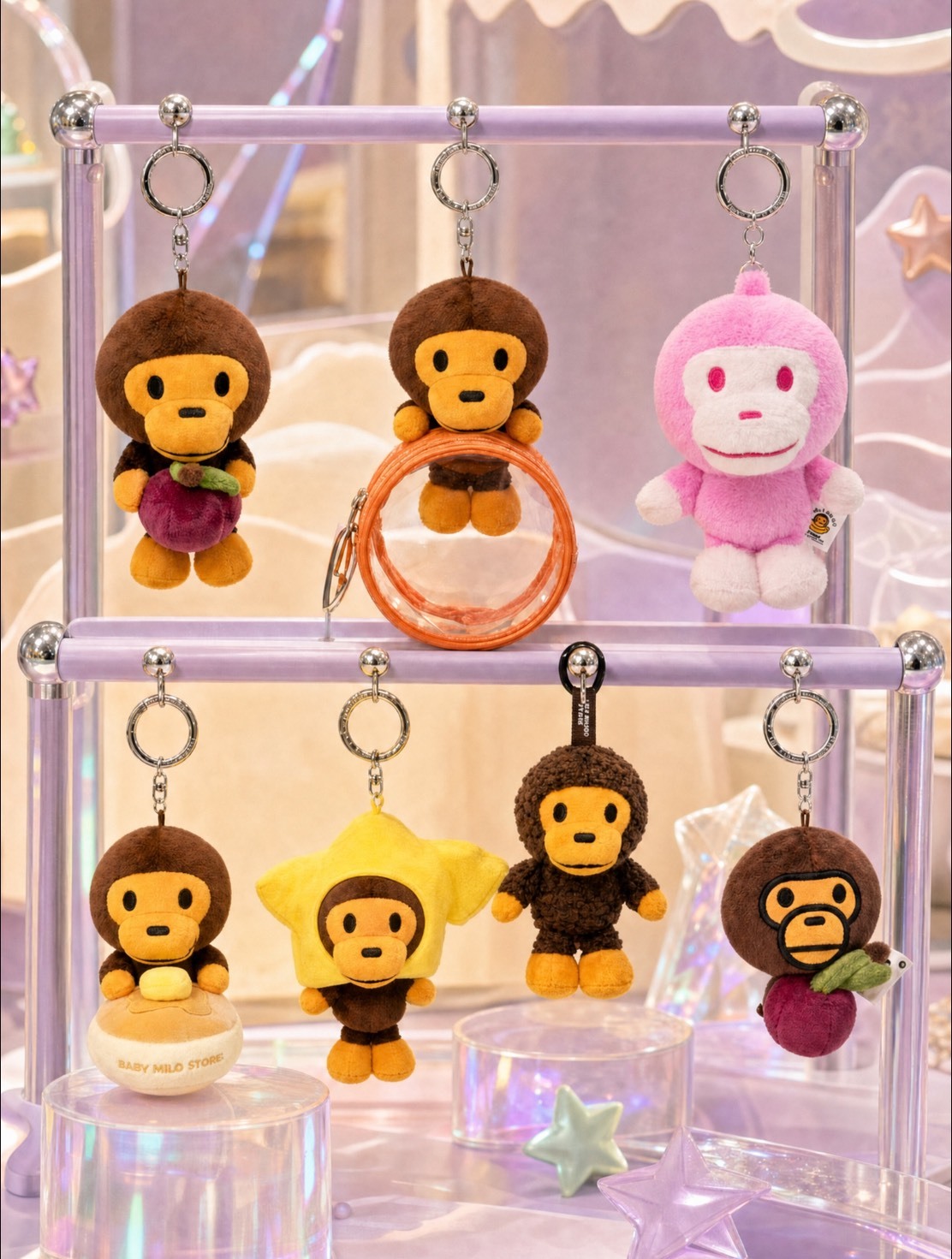 【APAIR】預購 BABY MILO DOLL KEYCHAIN 猿人娃娃吊飾大集合 共7款