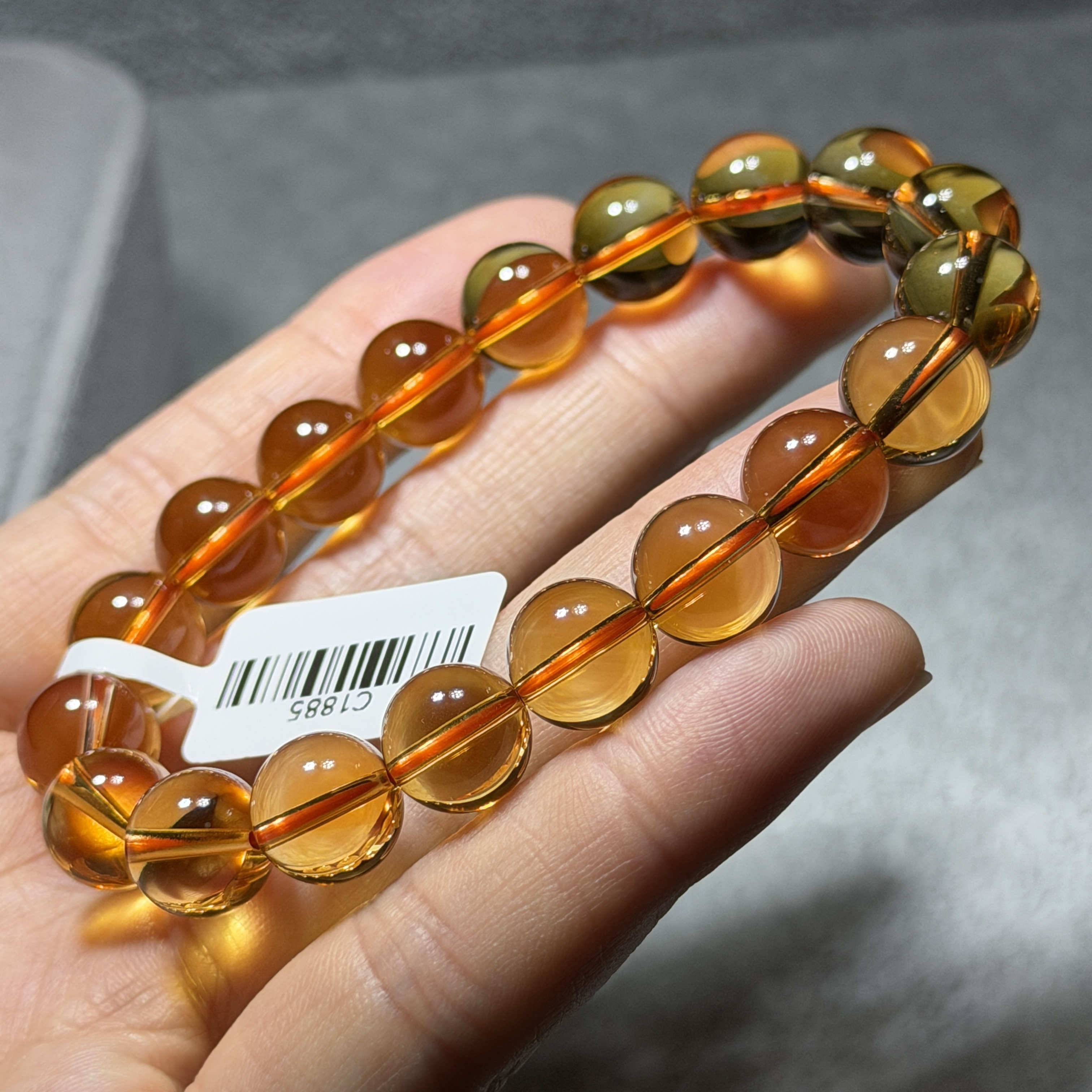 頂級黃水晶 約10.5mm C1885