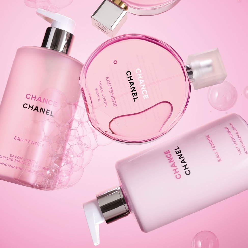 CHANEL粉紅邂逅全身香氛三件套