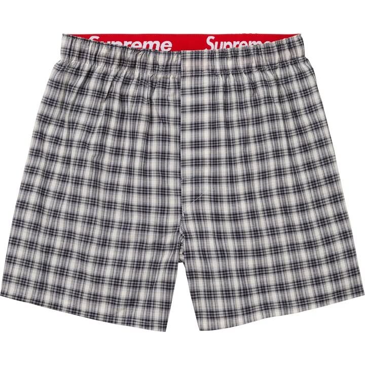 Supreme Hanes Plaid boxers 4pack  26FW 新款格紋內褲 四件組