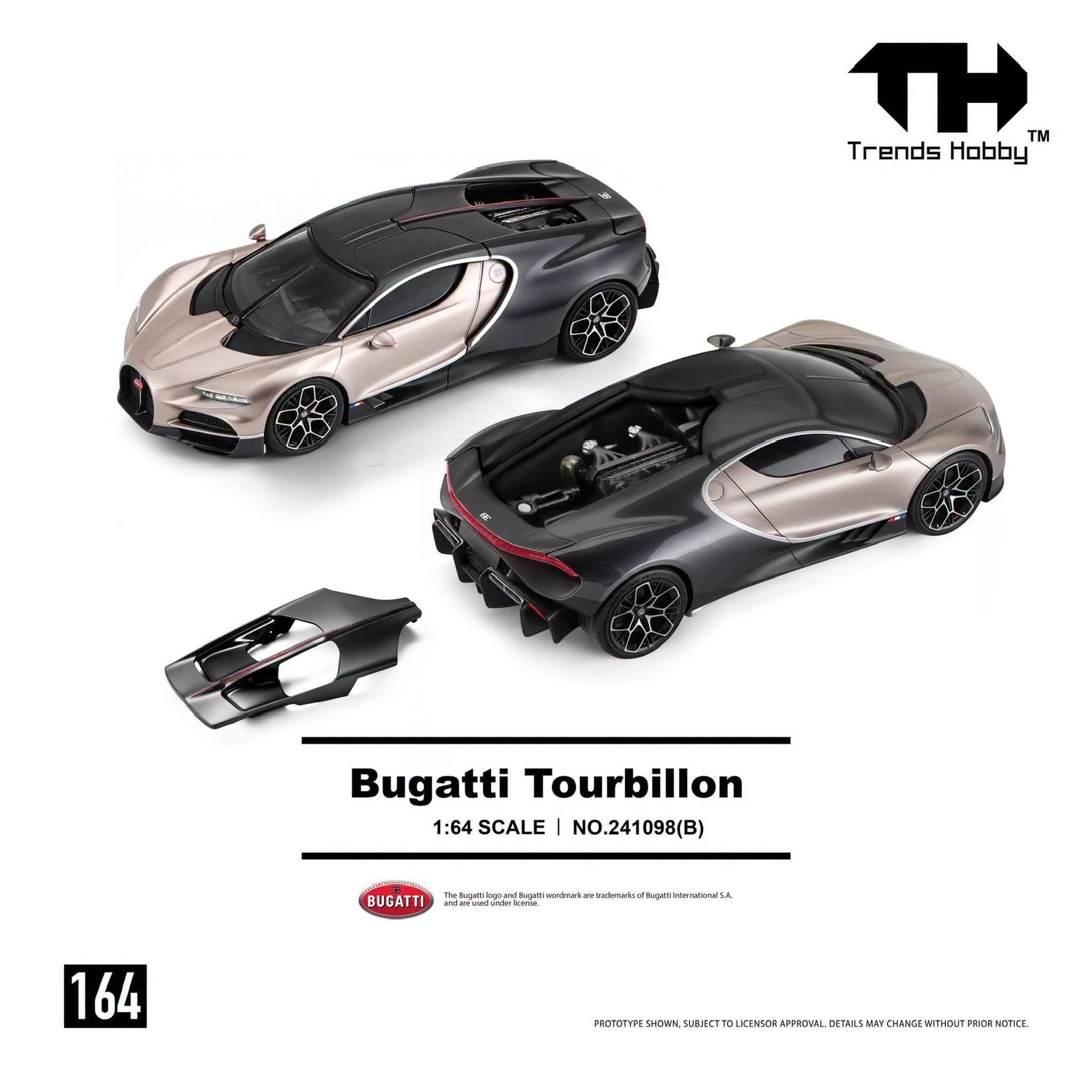 預訂 Pre Order - Trends Hobby 164 Bugatti Tourbillon
