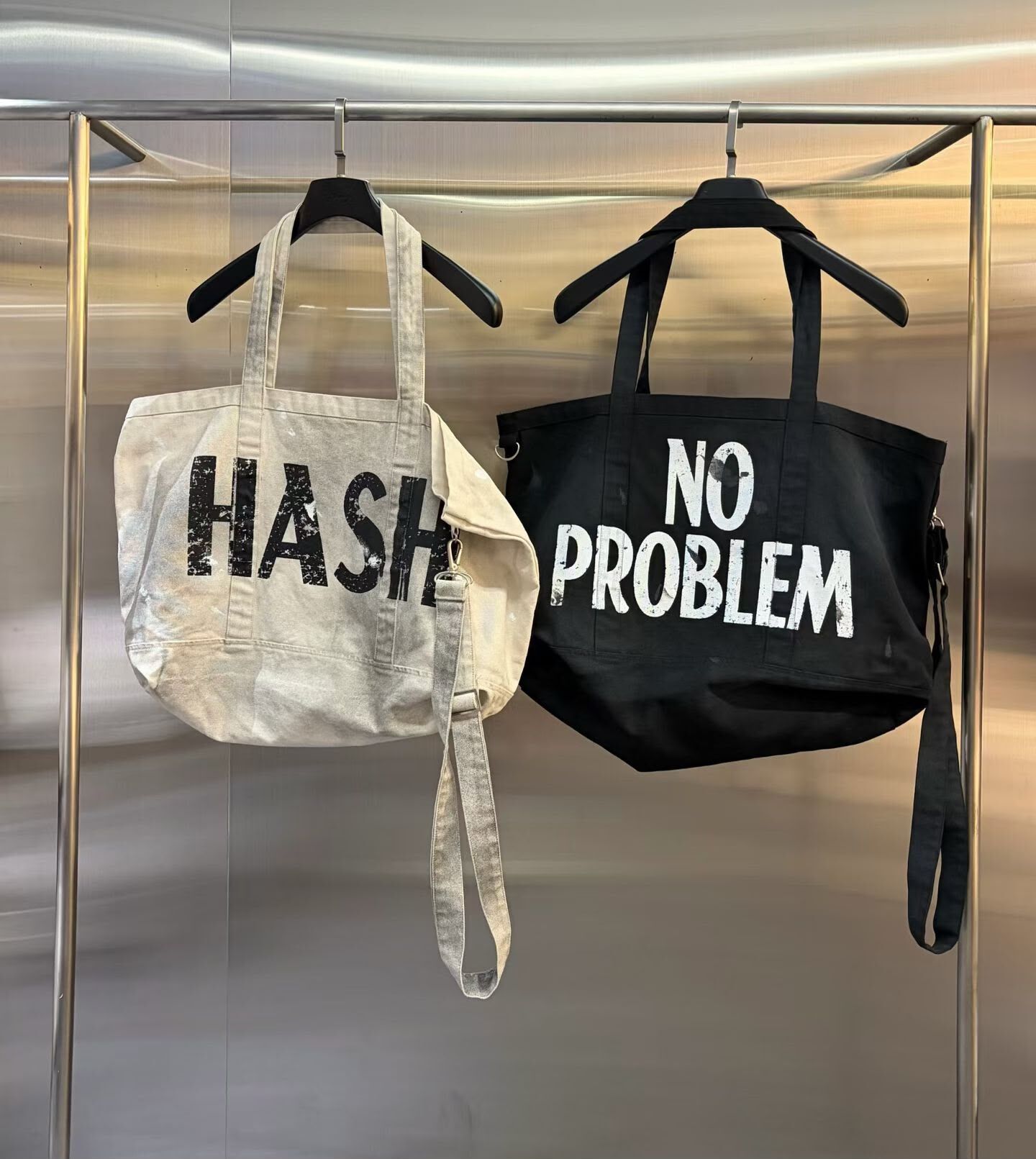 英文字單肩布袋 Hashtag-100B