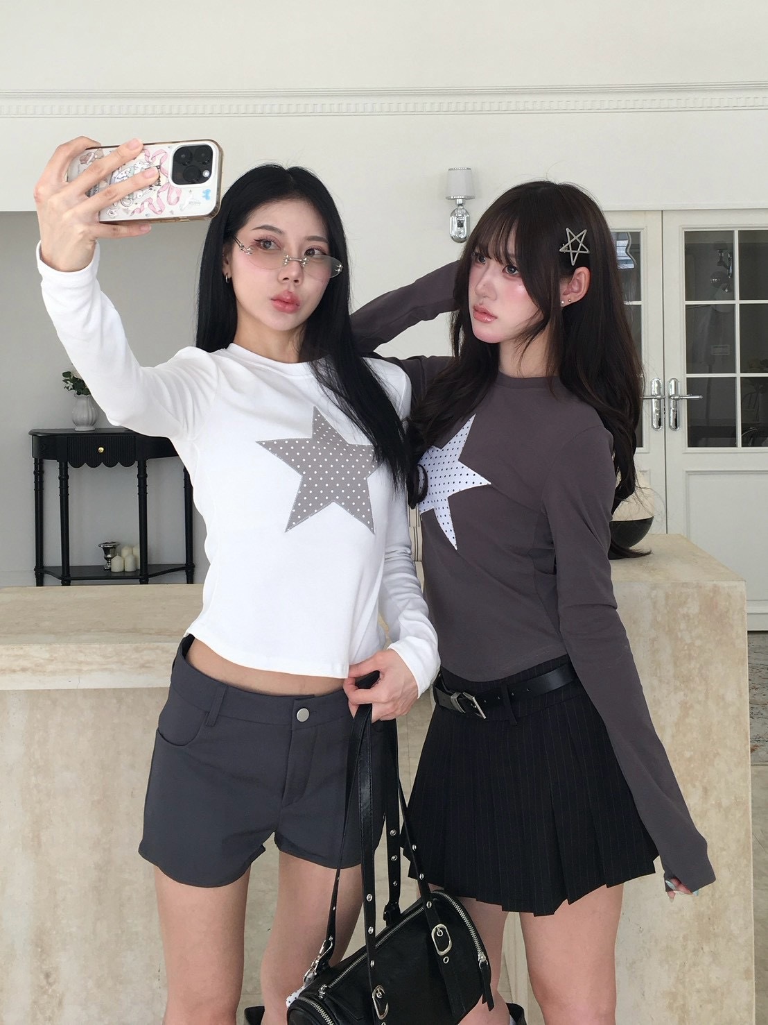 mmb拼布工藝一顆星星長tee