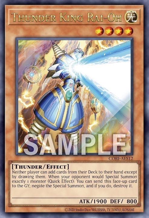 CORI-AES12 Thunder King Rai-Oh (UR)