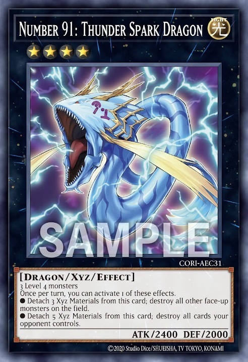 CORI-AEC31 Number 91: Thunder Spark Dragon (N)