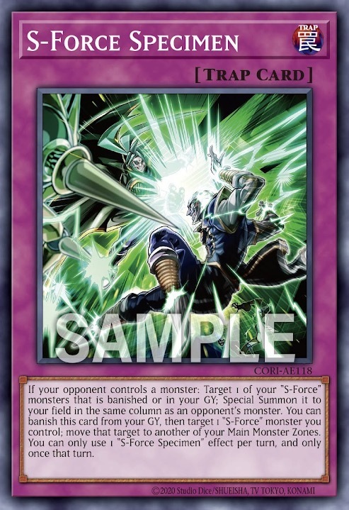 CORI-AE118 S-Force Specimen (N)