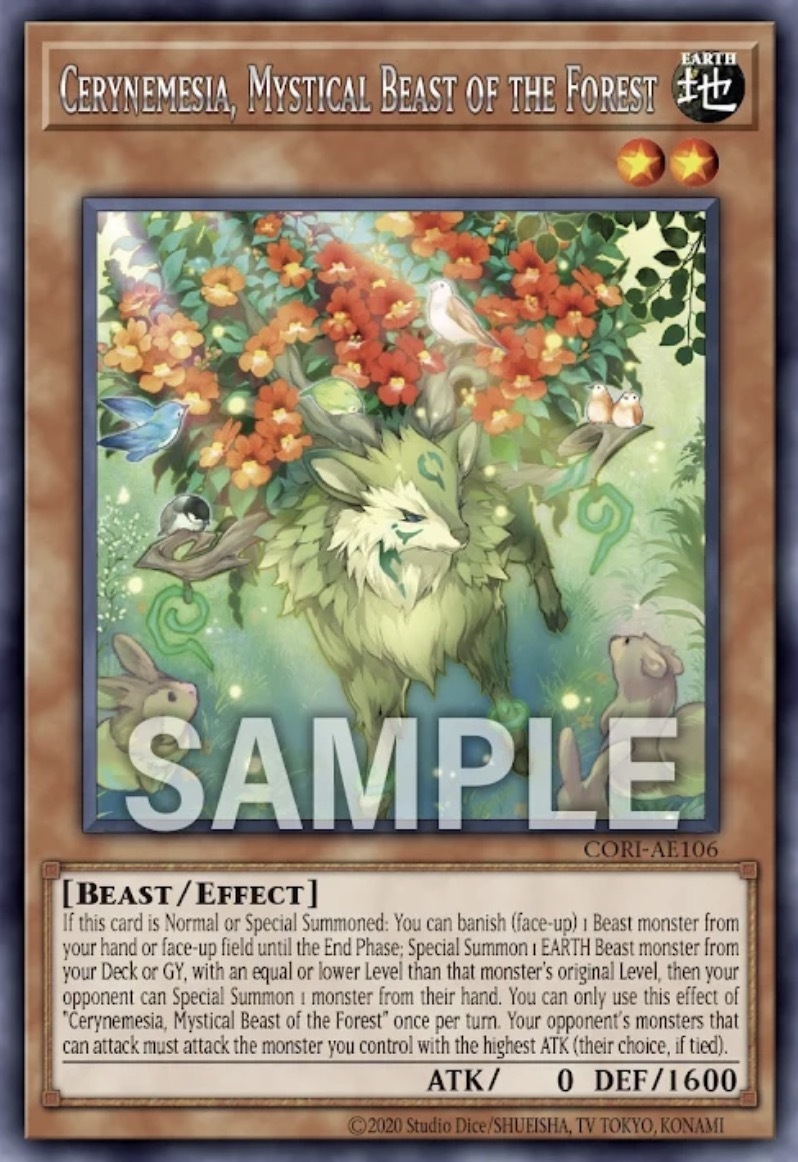 CORI-AE106 Cerynemesia, Mystical Beast of the Forest (R)
